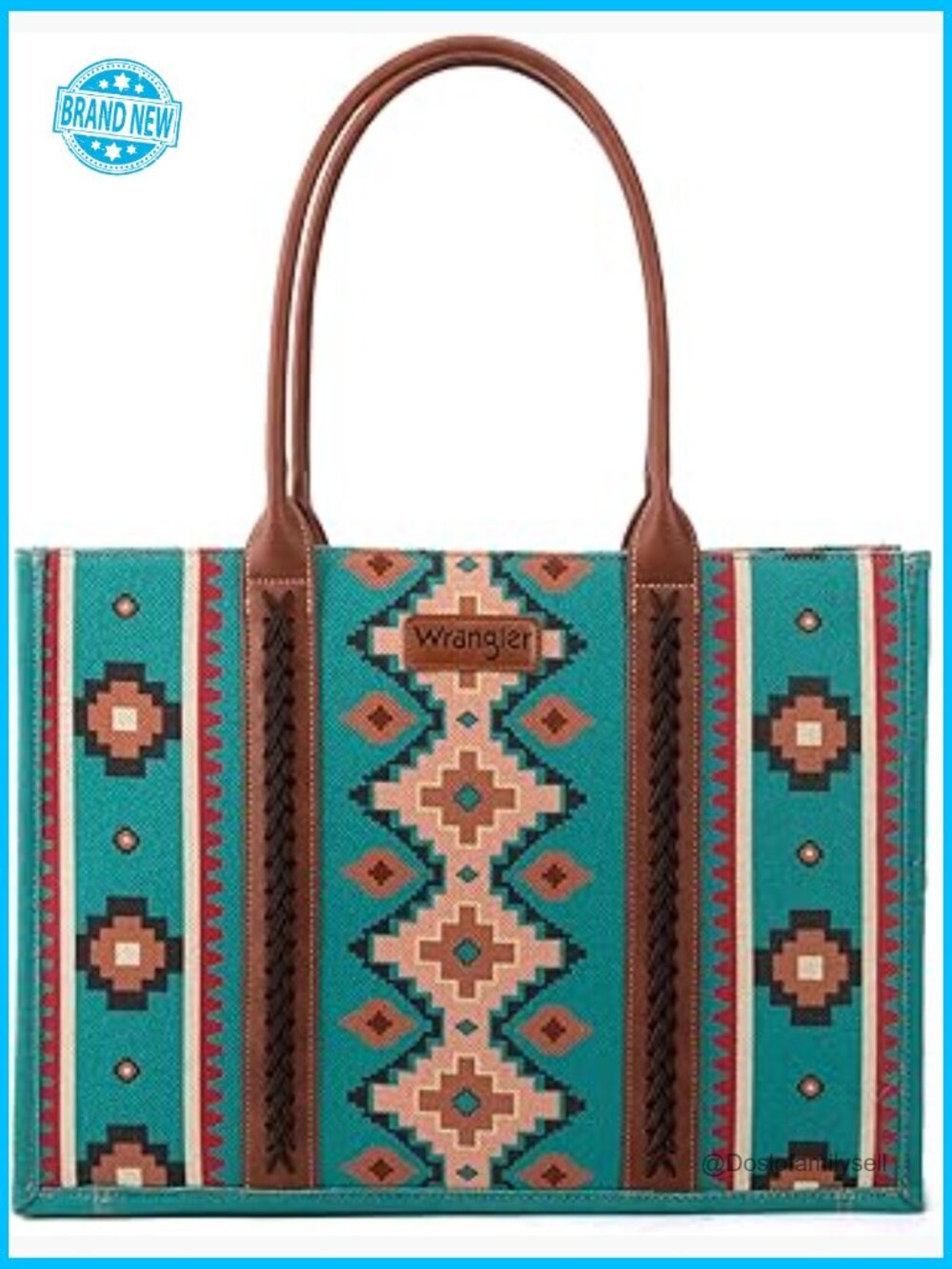Aztec Tote Bag Boho Shoulder Purse Hobo Handbag Crossbody Turquoise Western